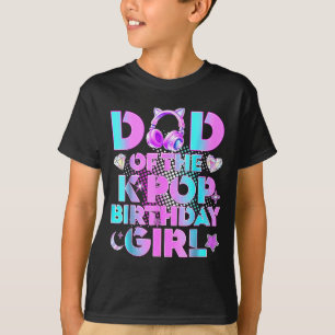 Vater der K-Pop-Birthday-Girls Koreanischer Musikl T-Shirt