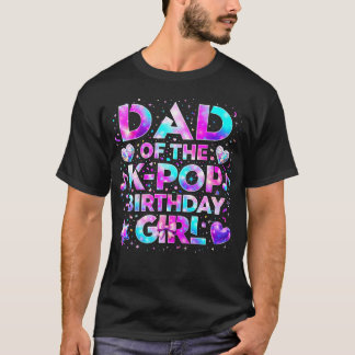 Vater der K-Pop-Geburtstagsmädchen Koreanisch T-Shirt