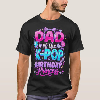 Vater der K-Pop-Geburtstagsprinzessin Koreanische T-Shirt