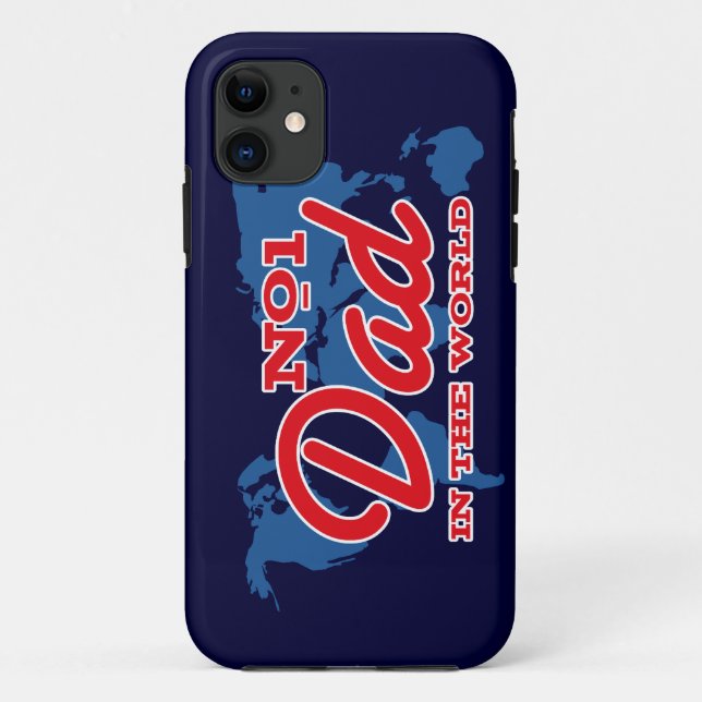 Vater der Karten-Zahl-1 Case-Mate iPhone Hülle (Rückseite)