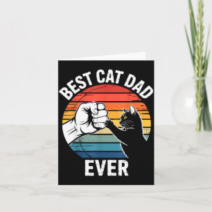 Vater der Katze jemals Shirt Lustige Männer Katze Karte