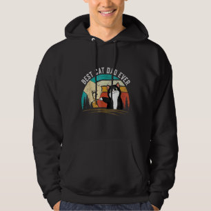 Vater der Katze Vatertag Papa Bester Katzenvater Hoodie