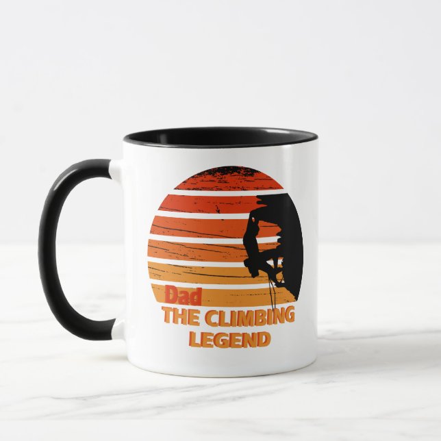 Vater der Kletterlegende Tasse (Links)