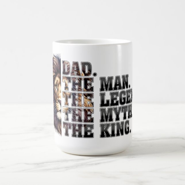Vater - Der König, die Legende, der Mythos Kaffeetasse (Mittel)