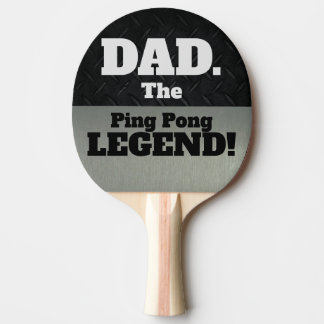 Vater Der legendäre Funny Smack Talk Black Silver  Tischtennis Schläger