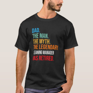 Vater Der legendäre Reiniger hat sich gelehnt T-Shirt