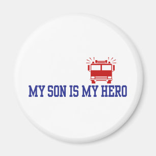 Vater der Mama des Feuerwehrmanns Magnet