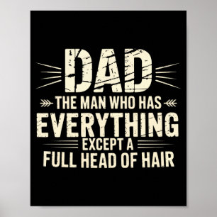 Vater, der Mann, der alles hat, außer einem vollen Poster
