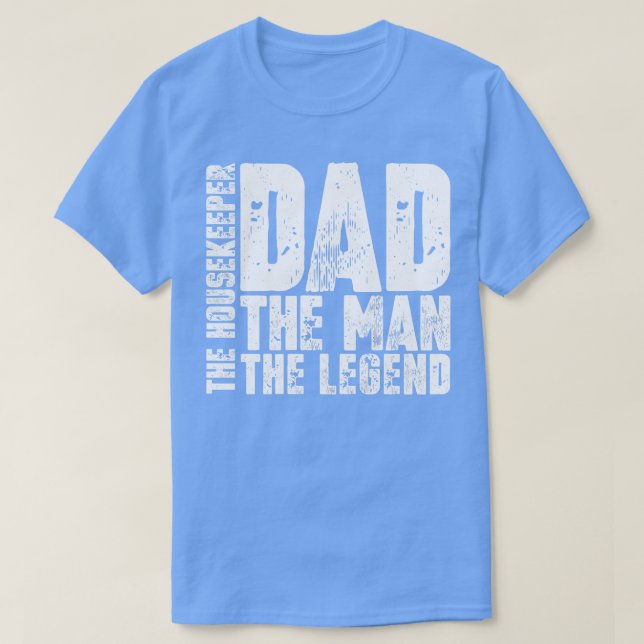 Vater Der Mann Der Haushälter Der3 T-Shirt (Design vorne)