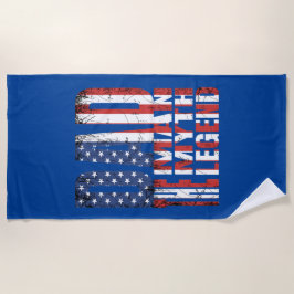 VATER DER MANN DER MYTH DER LEGENDE AMERIKANISCHE  STRANDTUCH