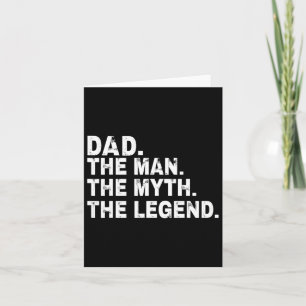 Vater Der Mann der Mythos Der legendäre Väter Tag Karte