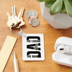 Vater Der Mann der Mythos der Legende Foto Persona Schlüsselanhänger