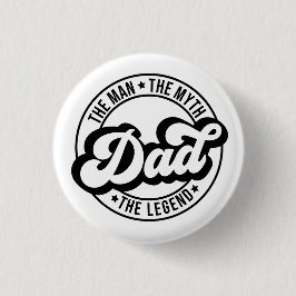 Vater der Mann der Mythos der Legende pa Papa Männ Button