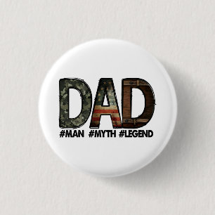 Vater - der Mann der Mythos der Legende Vater; Vat Button