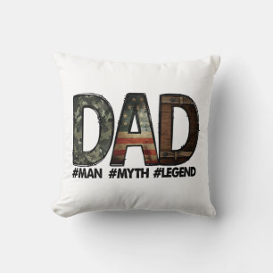 Vater - der Mann der Mythos der Legende Vater; Vat Kissen