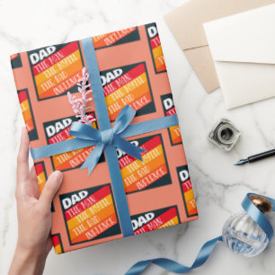 Vater der Mann, der Mythos, der schlechte Einfluss Geschenkpapier