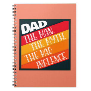 Vater der Mann, der Mythos, der schlechte Einfluss Notizblock