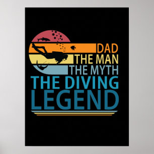 Vater der Mann der Mythos der Taube Legende Poster