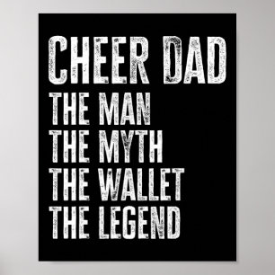 Vater Der Mann, der Mythos, die Geldbörse Poster