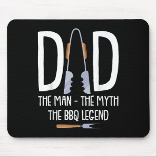 Vater Der Mann der Mythos Die Grillen lehnen lusti Mousepad
