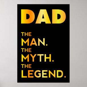 VATER, der Mann, der Mythos, die Legende, das Shir Poster
