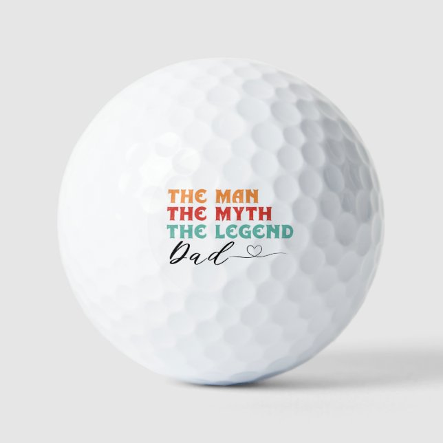 Vater: Der Mann, der Mythos, die Legende Golfball (Vorderseite)
