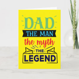 Vater, der Mann, der Mythos, die Legende Karte
