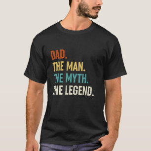Vater Der Mann der Mythos Die Legende Retro Papa g T-Shirt