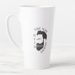 Vater der Mann, der Mythos, die Legende Text schwa Milchtasse