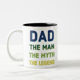 Vater: Der Mann, der Mythos, die Legende Zweifarbige Tasse