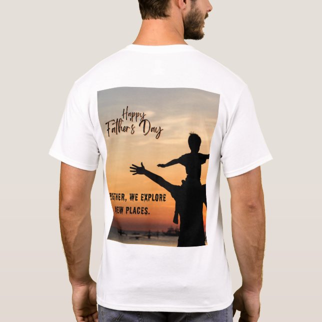 Vater: Der Mann hinter den Erinnerungen T-Shirt (Rückseite)