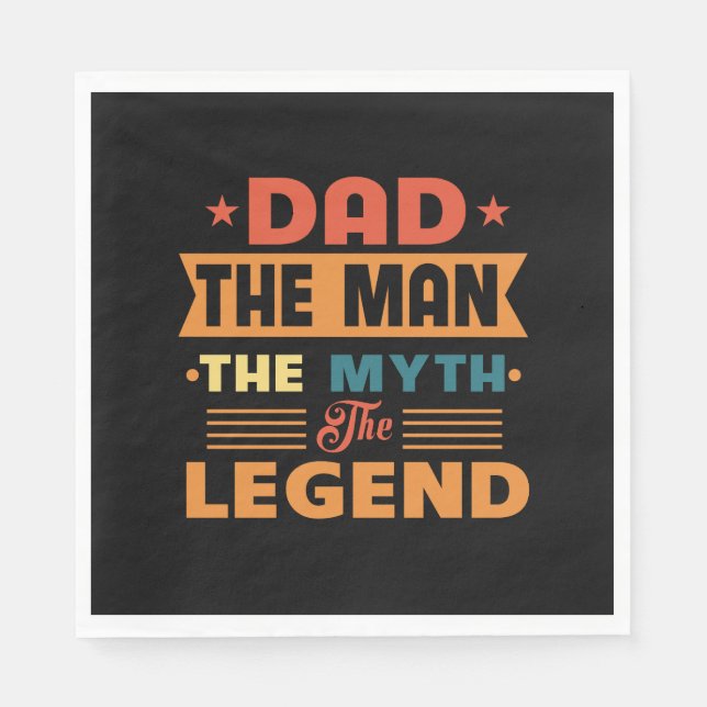 Vater Der Mensch Der Mythos Serviette (Vorderseite)