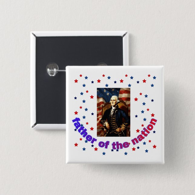 Vater der Nation Button (Vorne & Hinten)