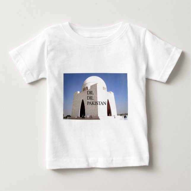 Vater der Nation: Mazar-e-Quaid Baby T-shirt (Vorderseite)