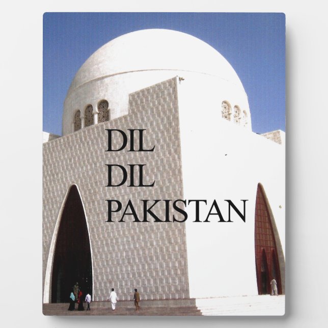 Vater der Nation: Mazar-e-Quaid Fotoplatte (Vorderseite)