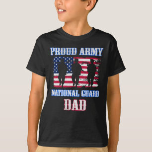 Vater der Nationalgarde der Proud-Armee USA Militä T-Shirt