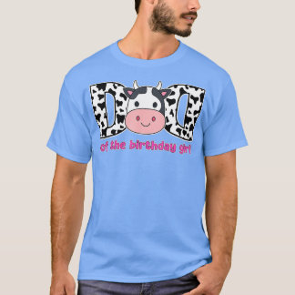 Vater der Niedlichen Girl Cow Funny Farm Daddy T-Shirt