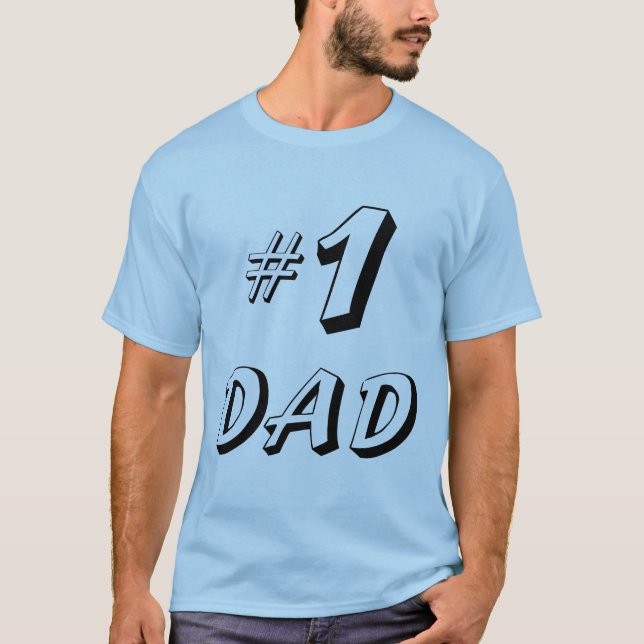 Vater der Nr.-1 T-Shirt (Vorderseite)