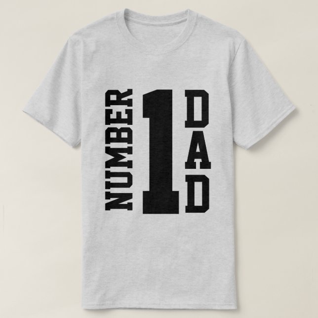 Vater der Nr.-1 T-Shirt (Design vorne)