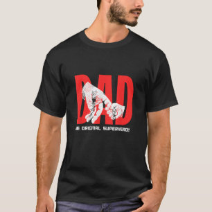 Vater Der Original Superheld Vatertag Inspiration T-Shirt