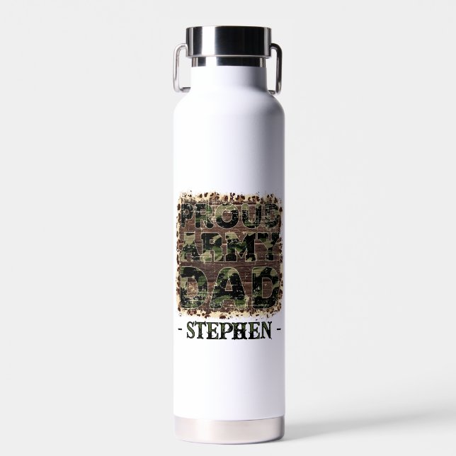 Vater der Proud-Armee - kühne Camouflage Trinkflasche (Vorne)