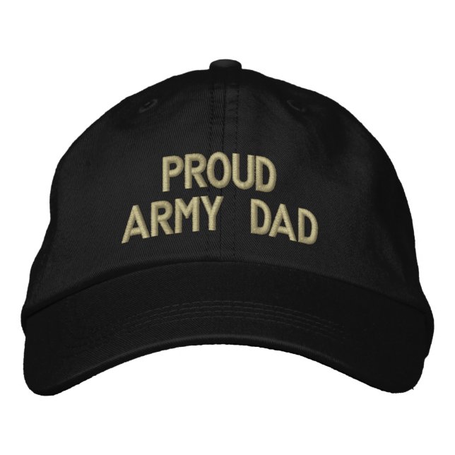 Vater der Proud Army Bestickte Kappe (Vorderseite)