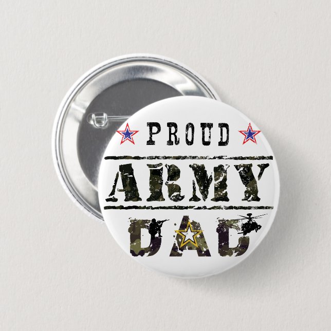 Vater der Proud Army Button (Vorne & Hinten)