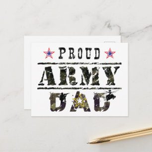 Vater der Proud Army Postkarte