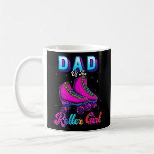 Vater der Roller Girl Roller Skaten Geburtstag Kaffeetasse