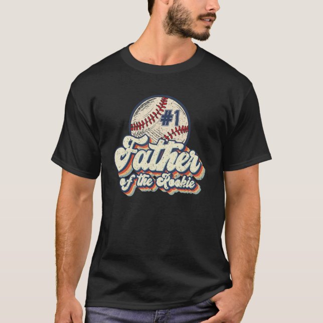 Vater der Rookie Rookie des Jahres Baseball F T-Shirt (Vorderseite)
