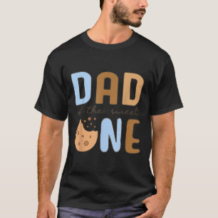 Vater der süßen Kekse und Milch 1. Geburtstag T-Shirt