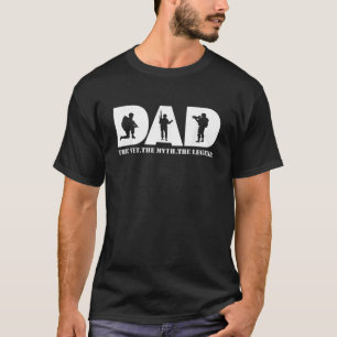 Vater Der Vet der Mythos der Legende Militärvetera T-Shirt