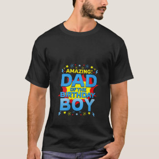 Vater der weiblichen Superheldin-Comic-Familie T-Shirt