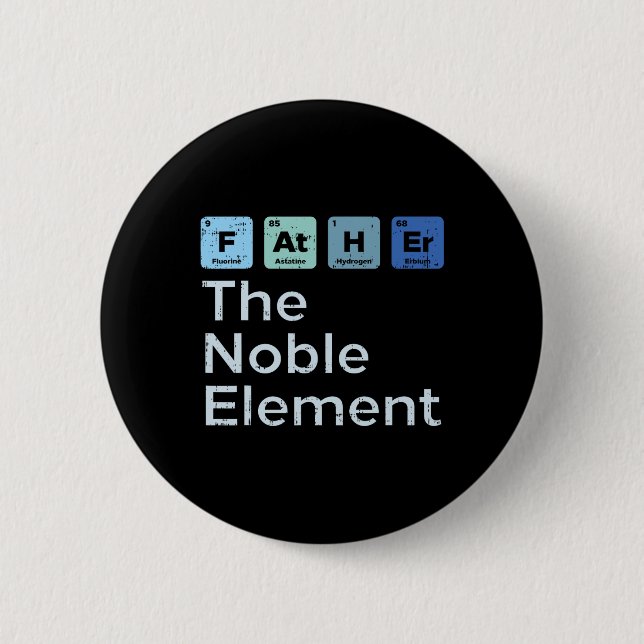 Vater der Wissenschaft der Nobelelemente Button (Vorderseite)